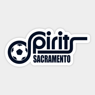 Defunct Sacramento Spirits ASL Soccer 1976 Sticker